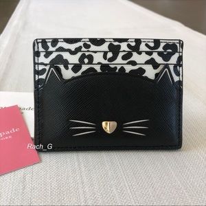 Kate Spade Meow Cat Card Holder
